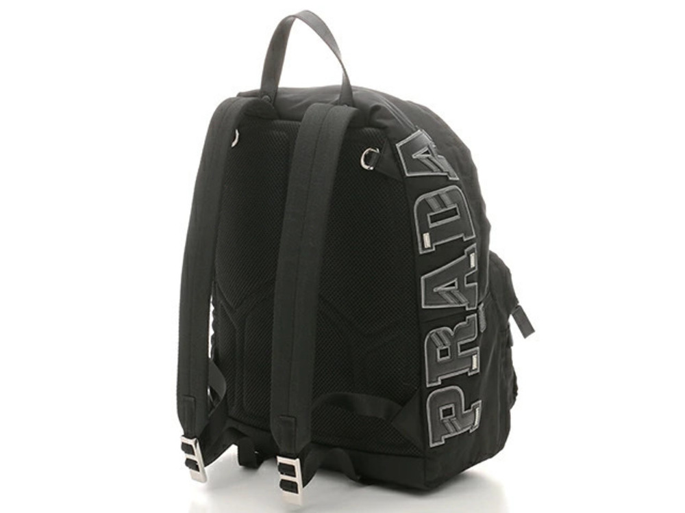 Prada bag backpack black patch - Picture 2 of 5